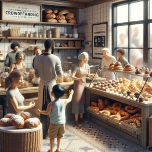 Bakery crowdfunding community support