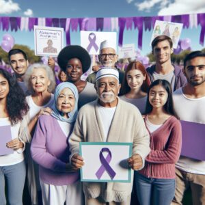 "Community rallying for Alzheimer's awareness"