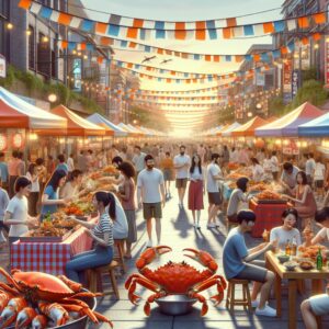 Soft-shell crab festival celebration