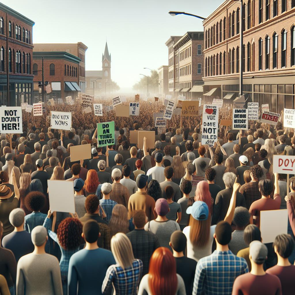 Midwest abortion ban protest.