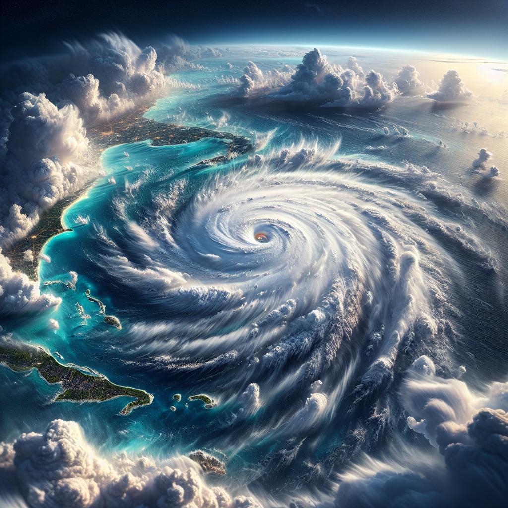 Hurricane Ernesto over Bermuda