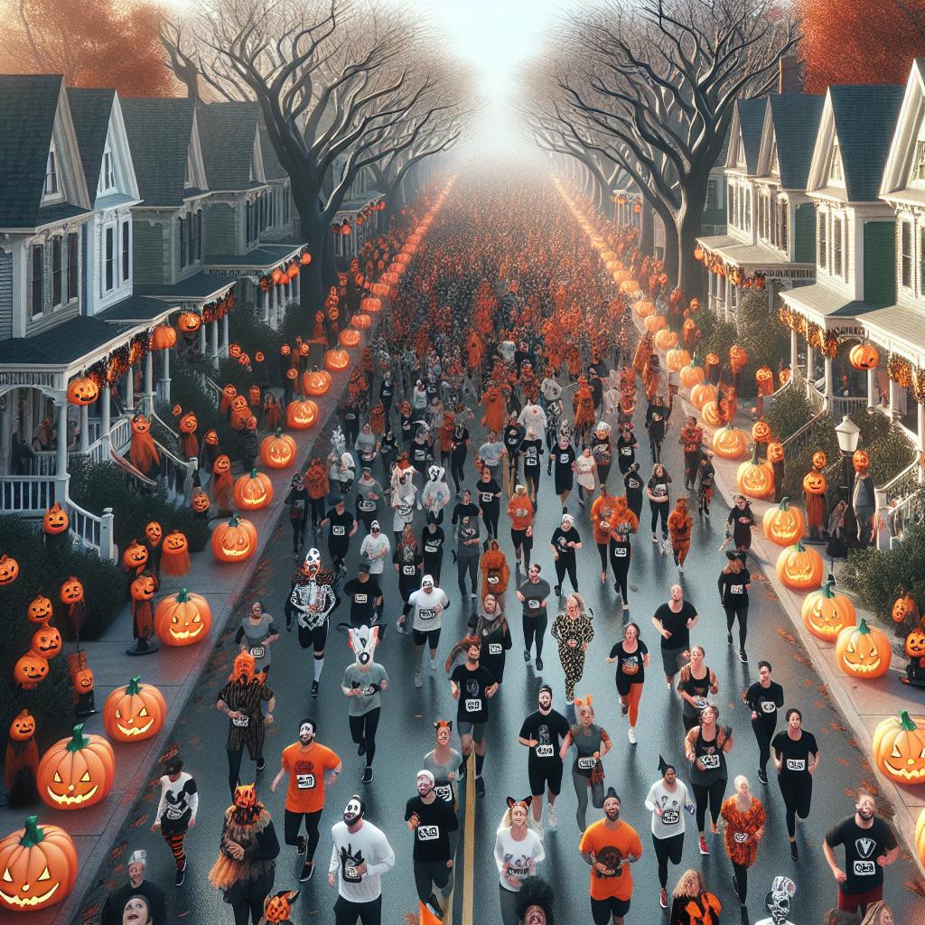 Halloween-themed charity fun run