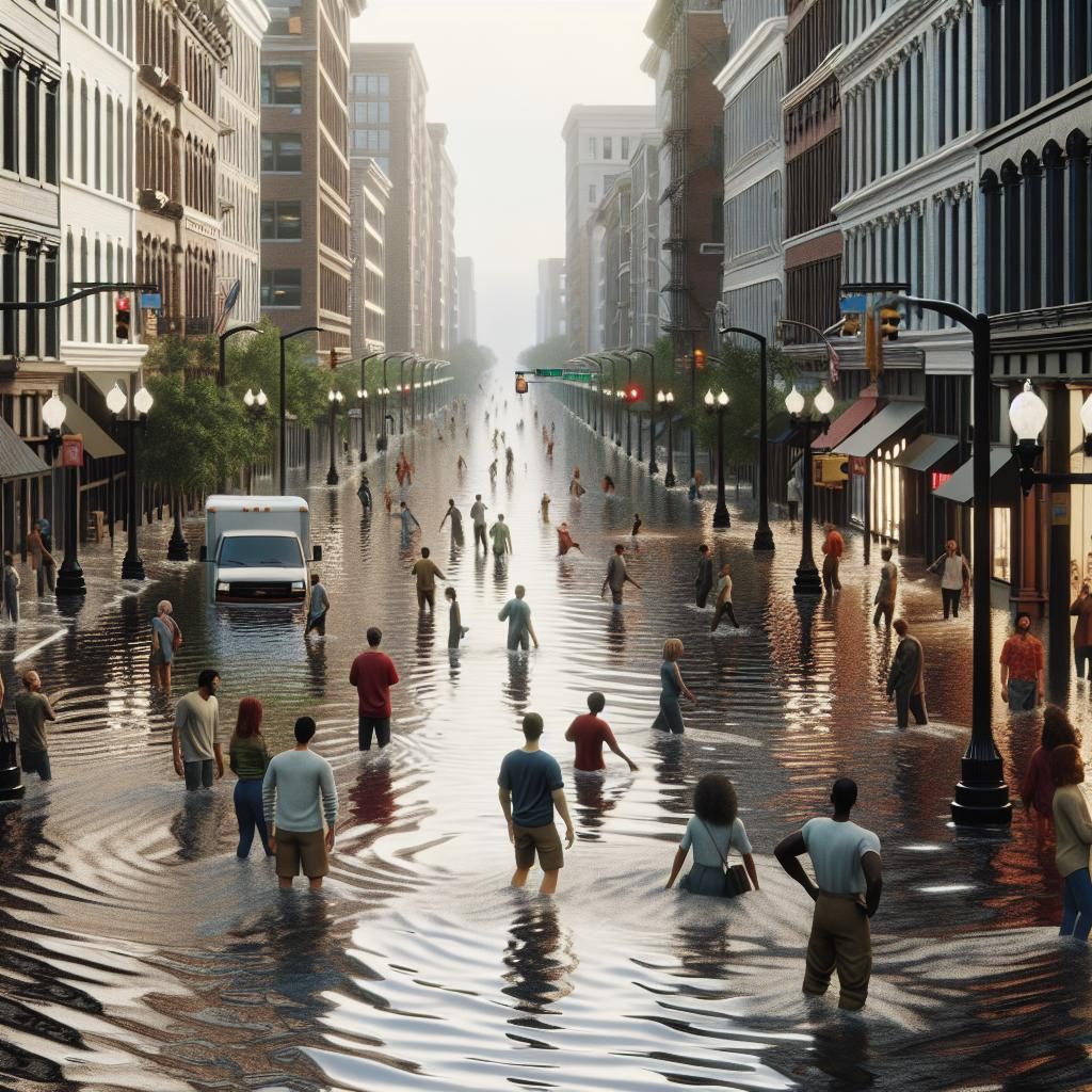 Flooded Wilmington Streets