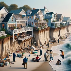 Coastal Erosion Affects Homes