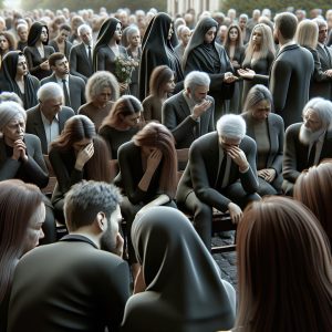 Mourning community gathering