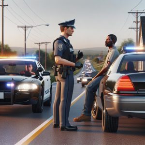 Traffic Stop Scene