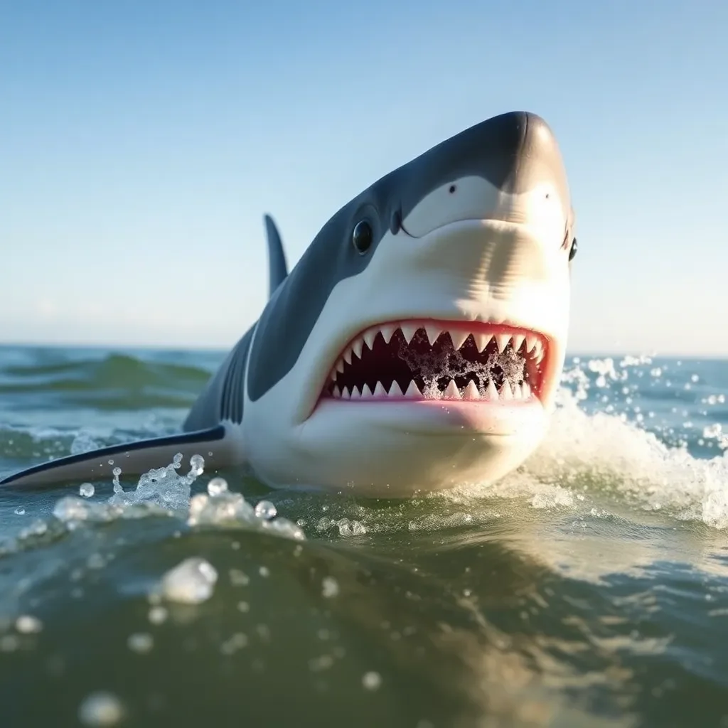 Scot the Shark Makes a Splash in North Carolina's Outer Banks!