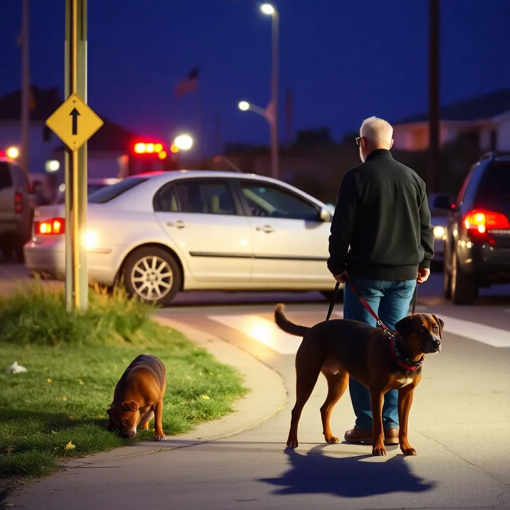 Tragic Accident in Kitty Hawk Claims Life of Pedestrian and Two Dogs