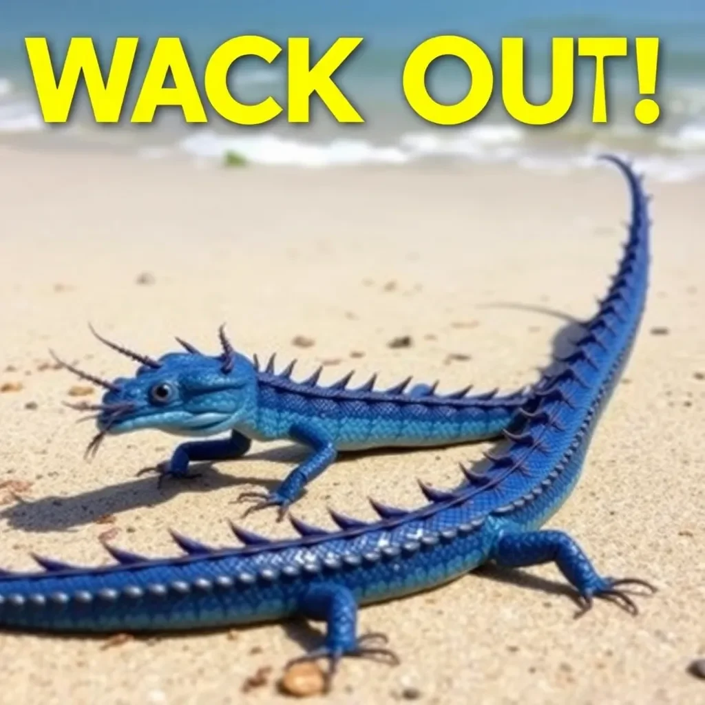 Watch Out for Venomous Blue Sea Dragons Appearing on Outer Banks Beaches!