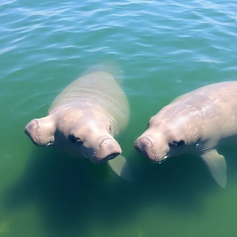 Manatee Sightings Delight Locals in Southern Shores During Winter Migration