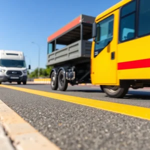 Pavement surface with Durable Thin Film Coating under vehicular traffic