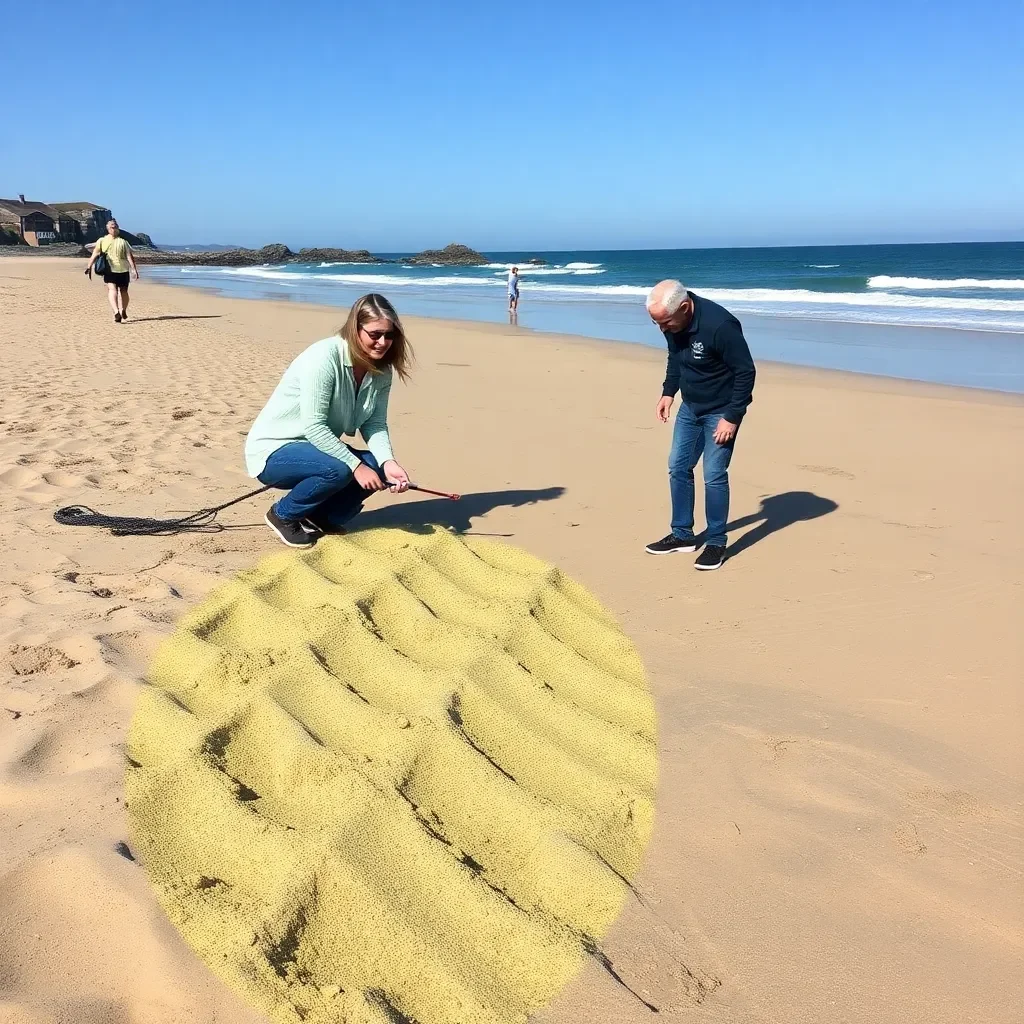 Outer Banks Launches Innovative Project to Combat Climate Change Using Olivine Sand