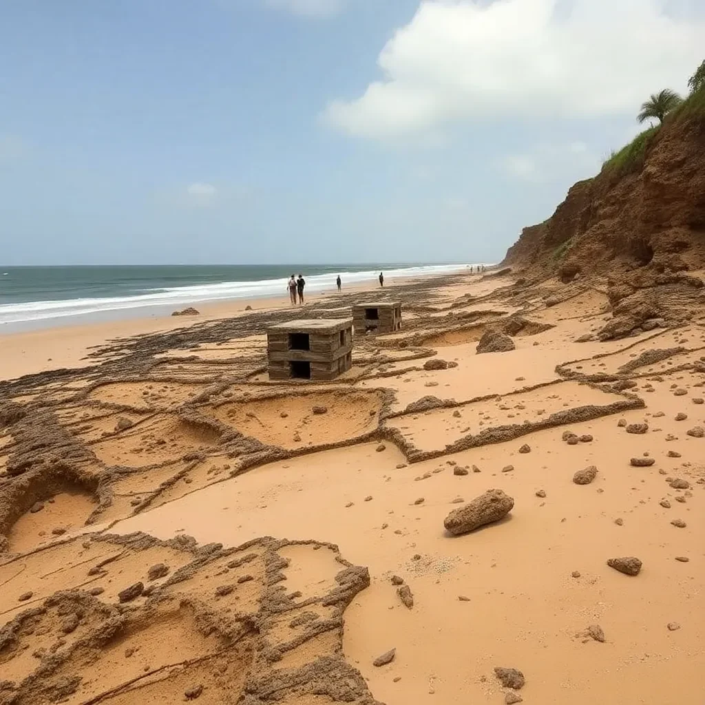 Beach Closures in Buxton: Erosion Reveals Cold War Military Secrets