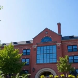 Exterior view of the PNC Bank building purchased by Manteo commissioners