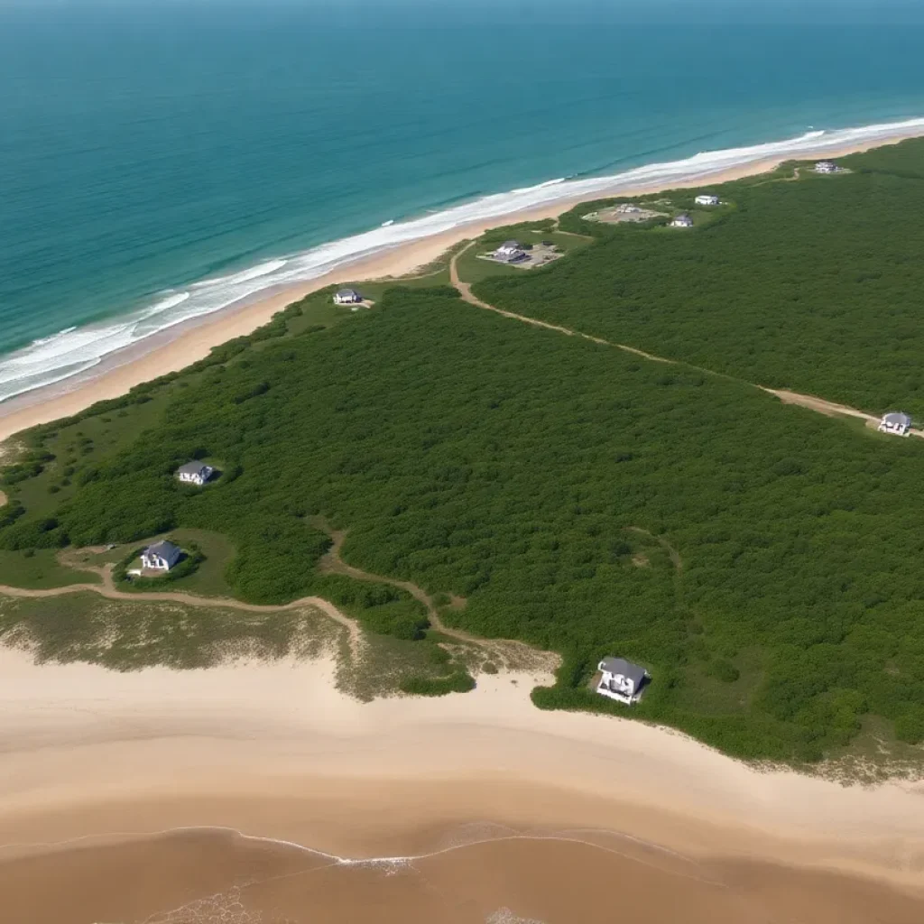 Expansive coastal landscape of 177 acres in the Outer Banks