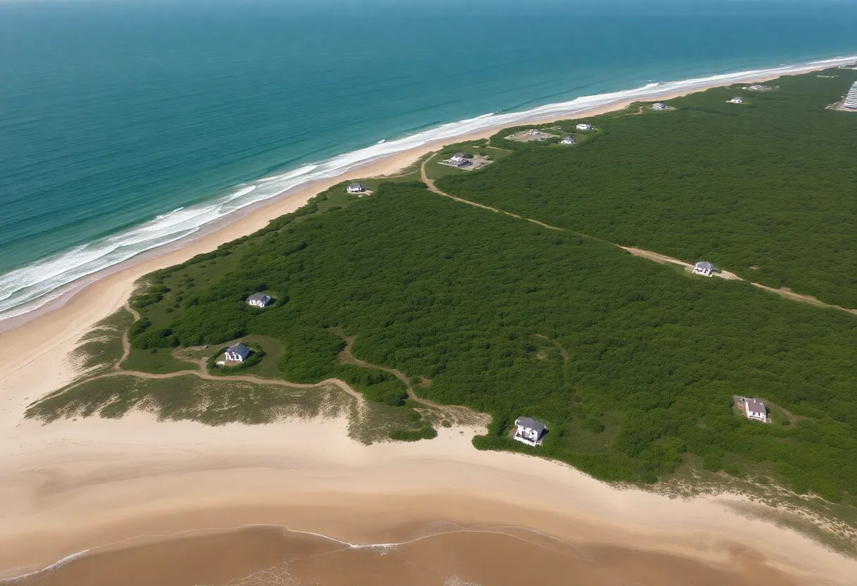 Expansive coastal landscape of 177 acres in the Outer Banks