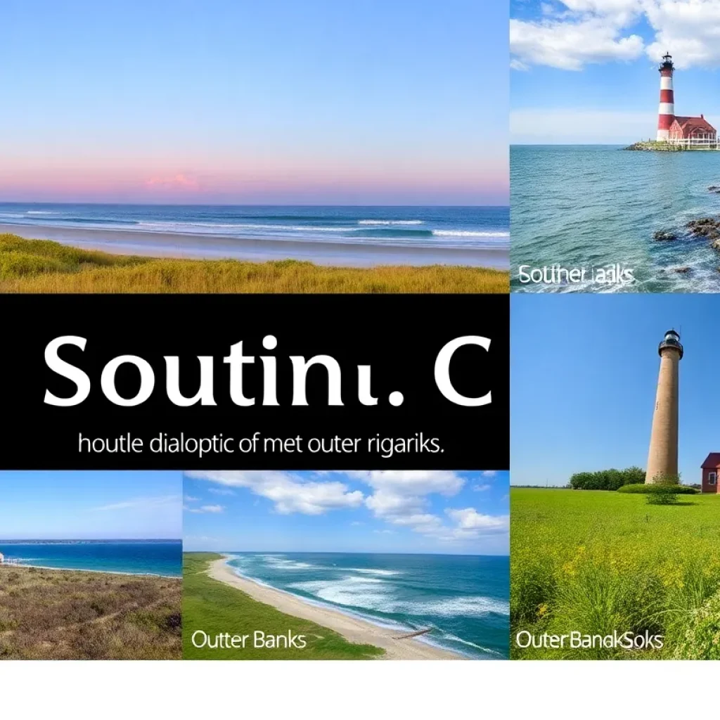 Scenic Collage of Southern and Outer Banks Landscapes