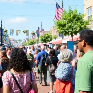 Community members celebrate in Wilmington, showcasing local arts and culture.