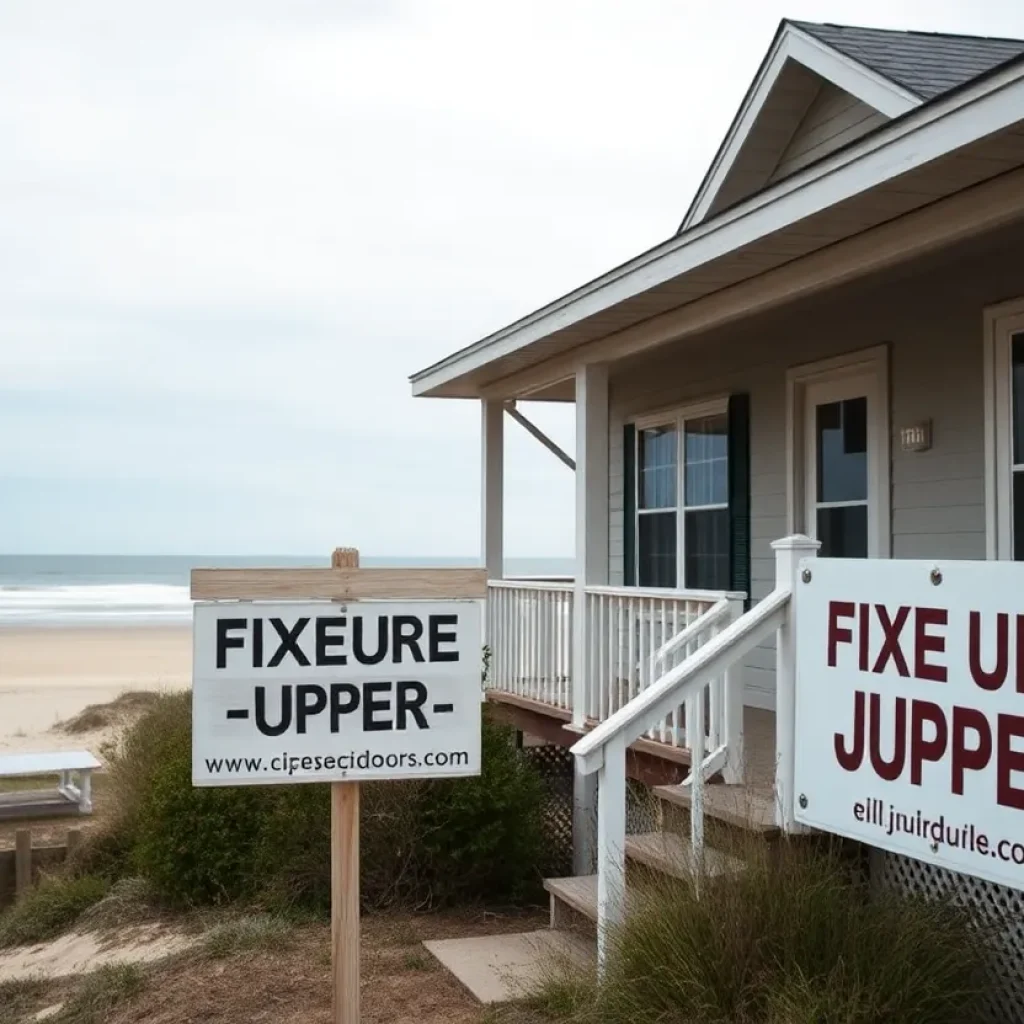 A comedic fixer-upper beach house listing in Kill Devil Hills