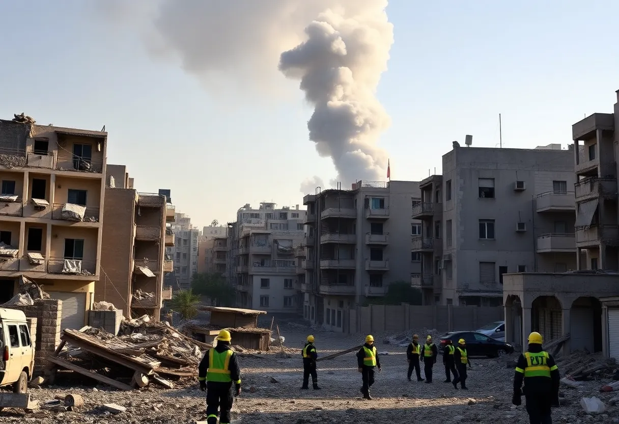 Ruined buildings in Odesa after drone and missile strikes