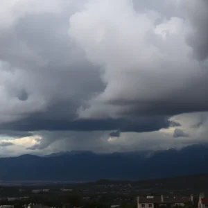 Gathering storm clouds over Southern California